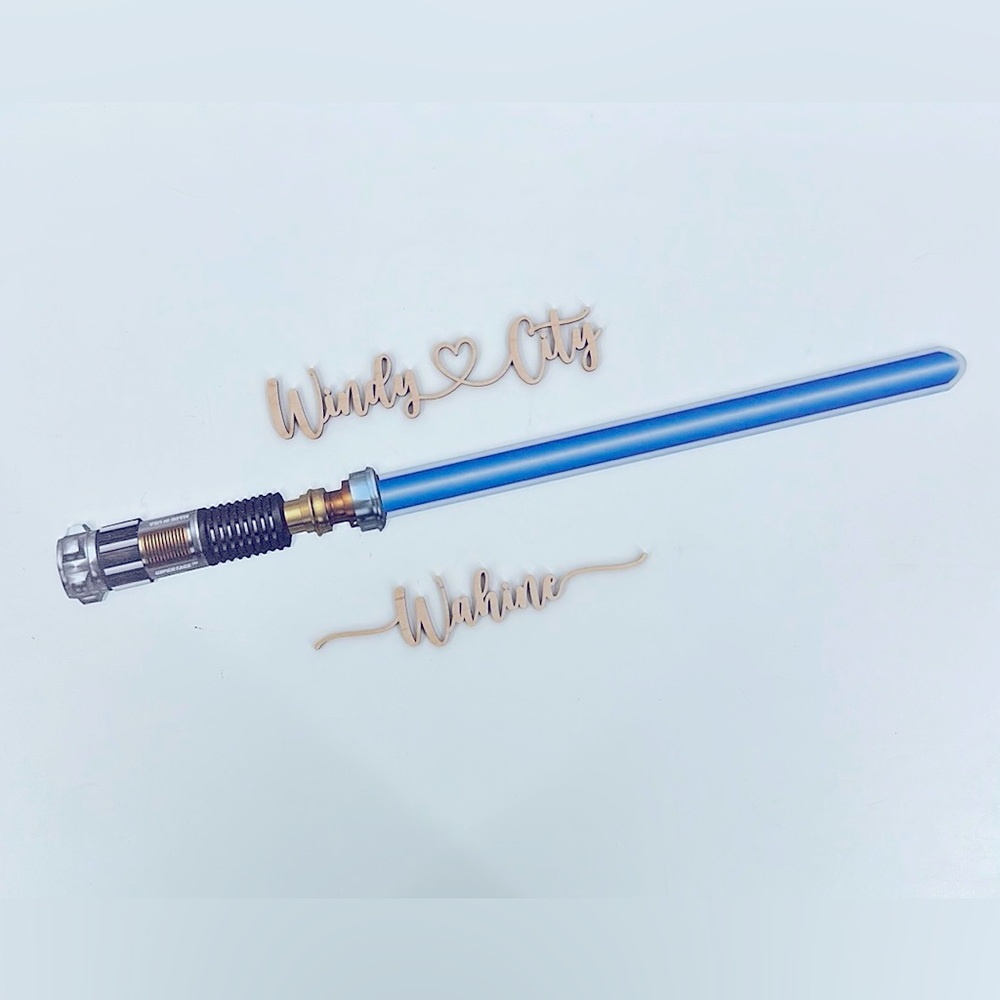 NWT Wipertags Lightsaber Rear Wiper Accent- Blue